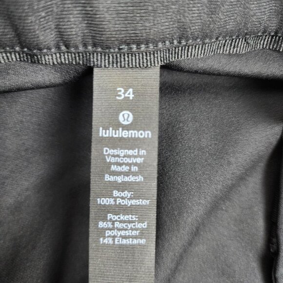 Lululemon Pants Mens 34x28 Black Commision Pant Classic LM5711S - Picture 5 of 9